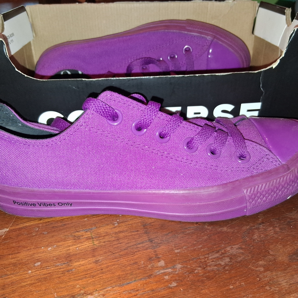 Purple Converse OPI Sneakers